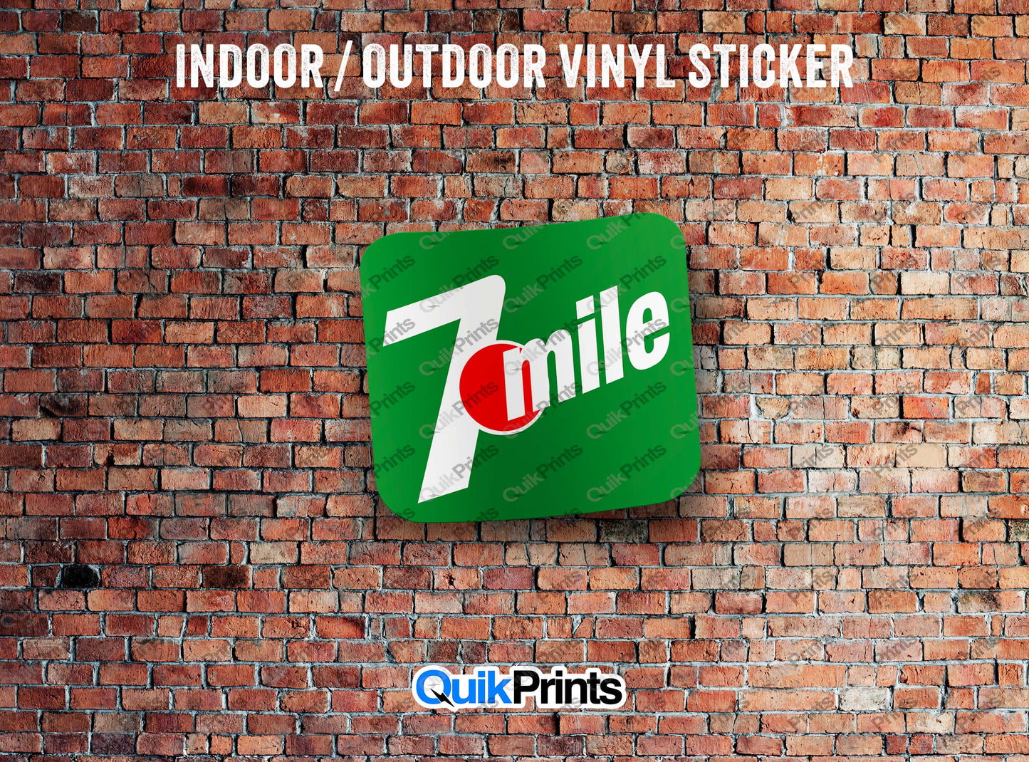7 Up Mile Sticker