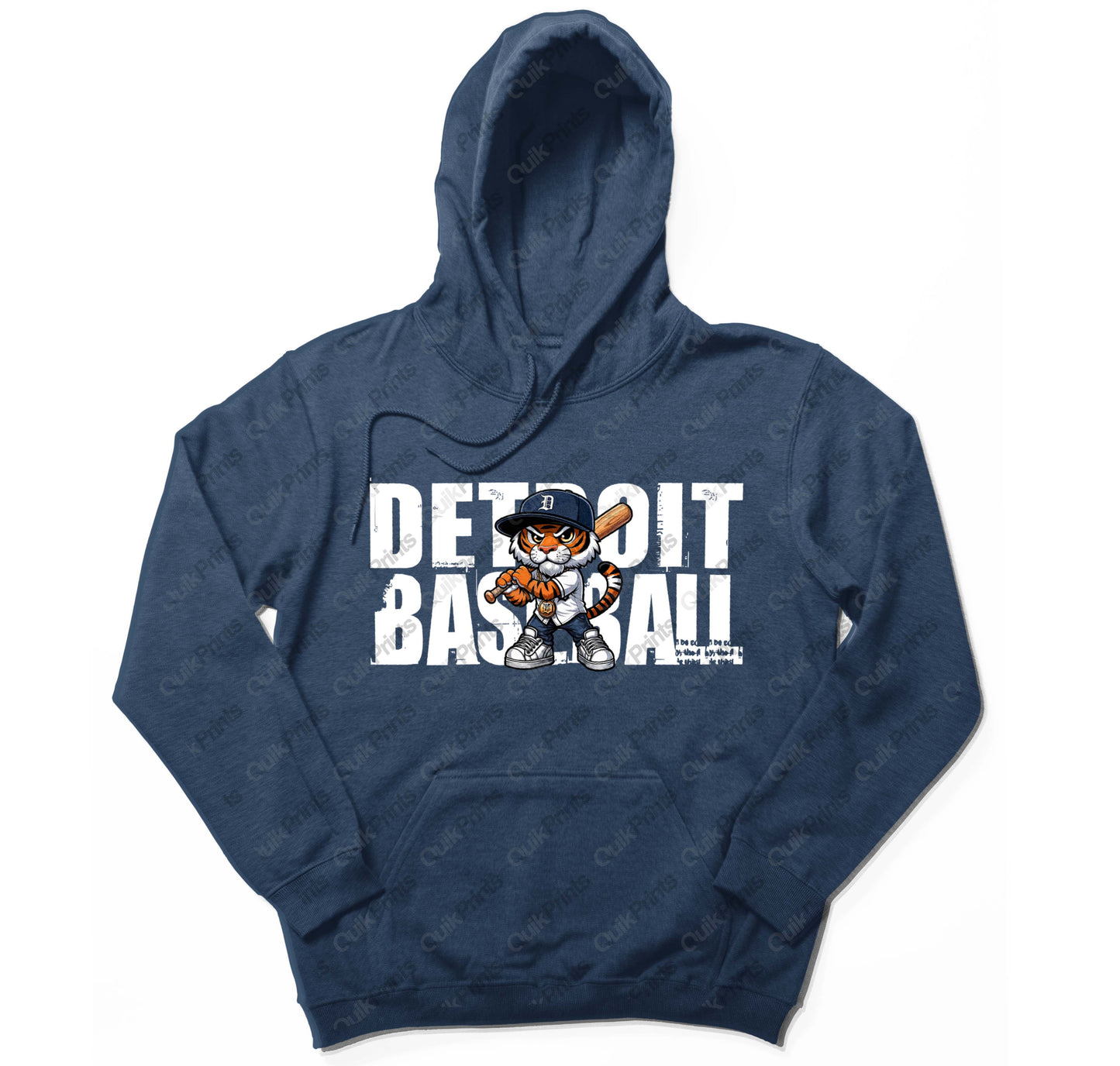 Detroit Baseball Hoodie (Big D the Tiger)