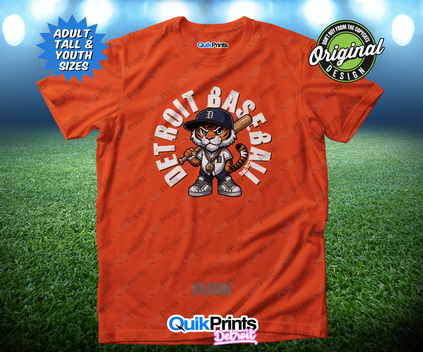 Detroit Baseball Shirt - Big D the Tiger