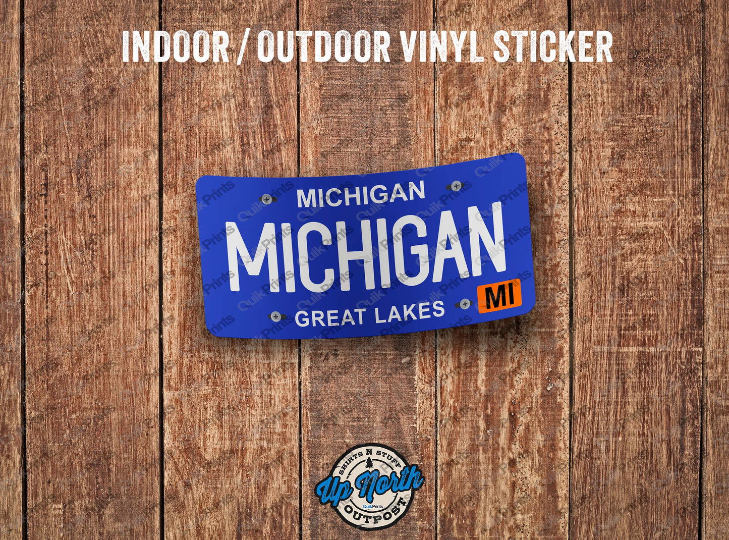Michigan License Plate Sticker
