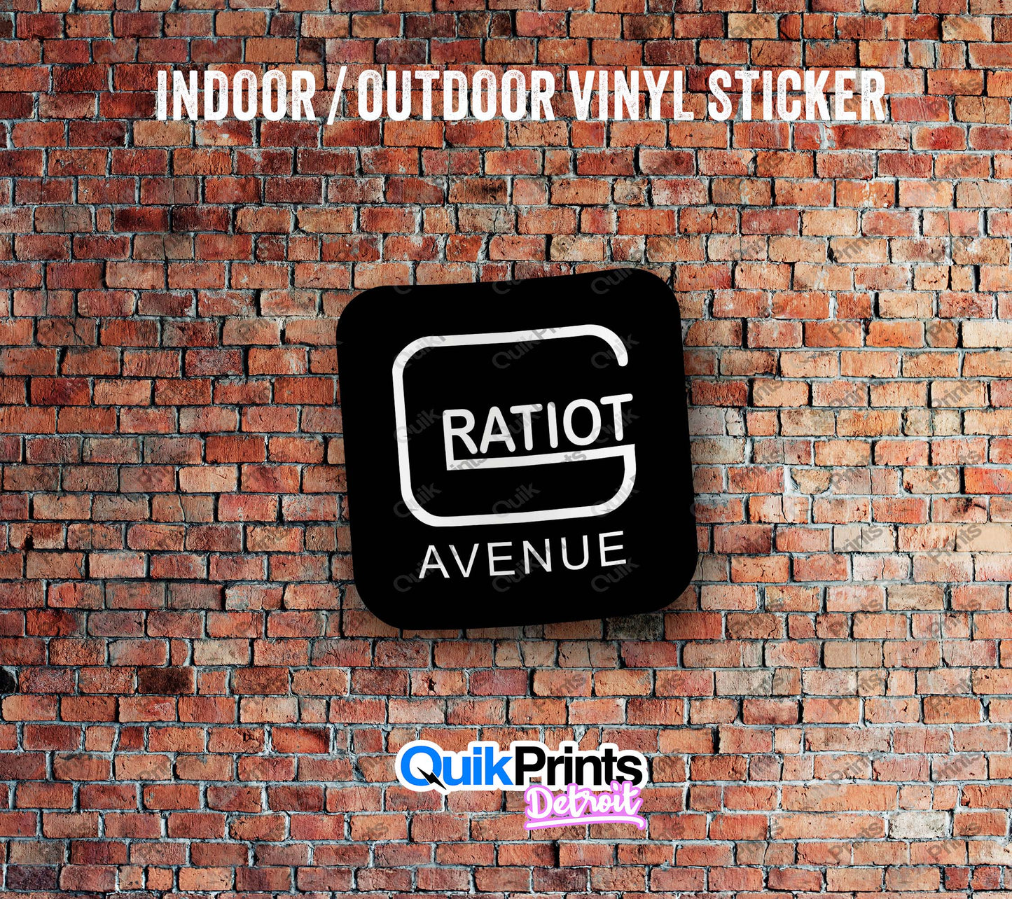 Gratiot Avenue Sticker