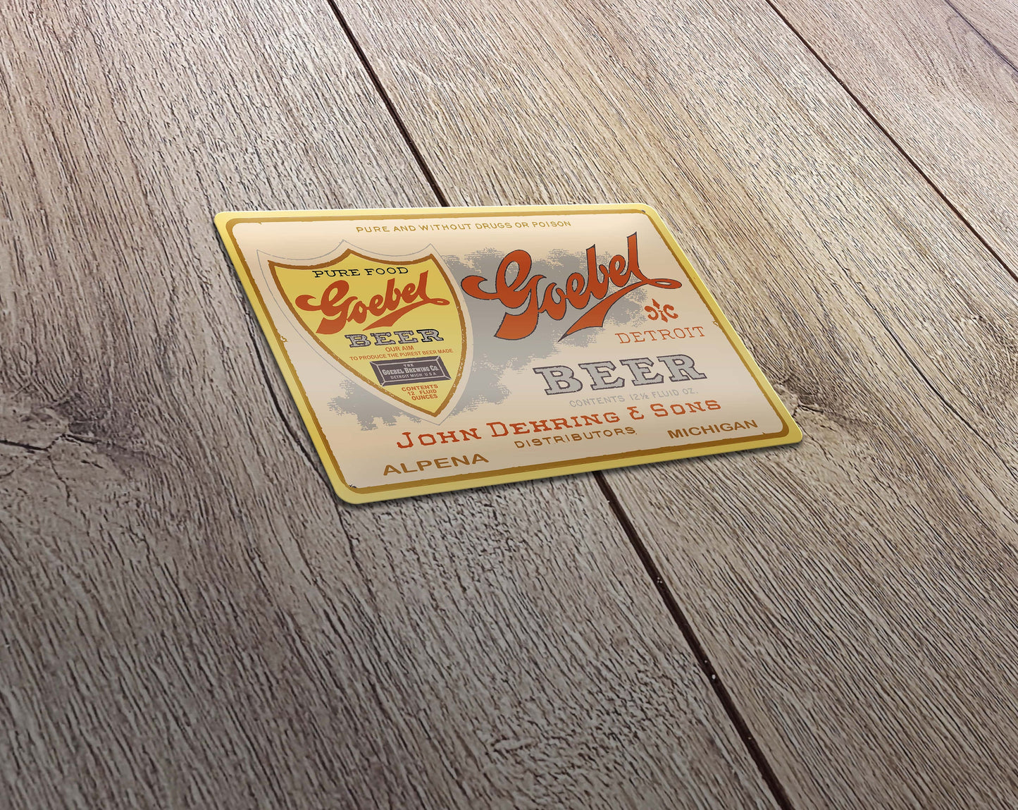 Goebel Beer Sticker