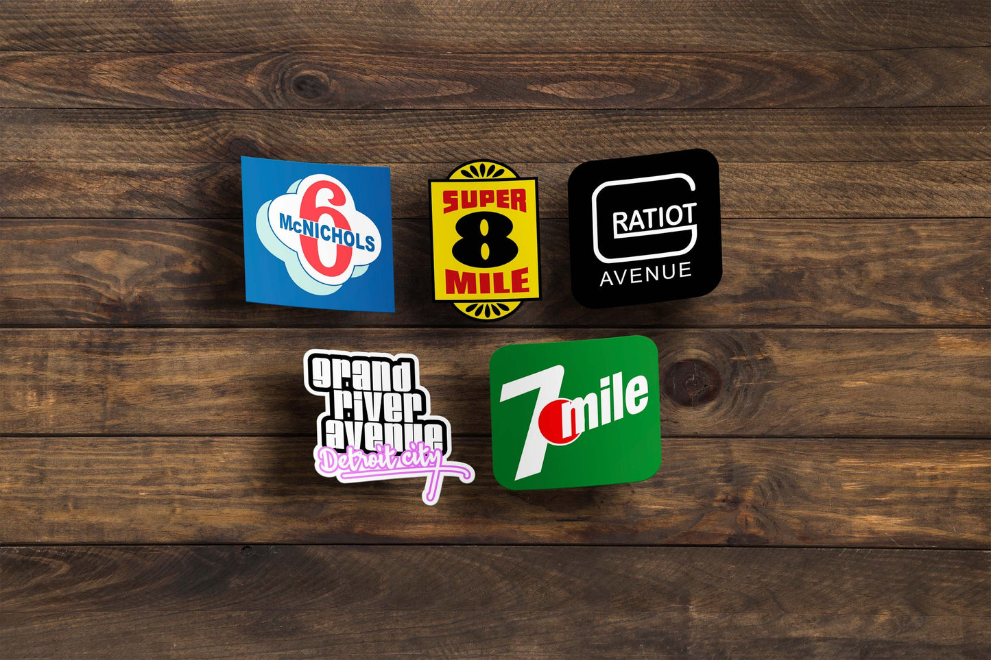 Detroit Streets Sticker Pack