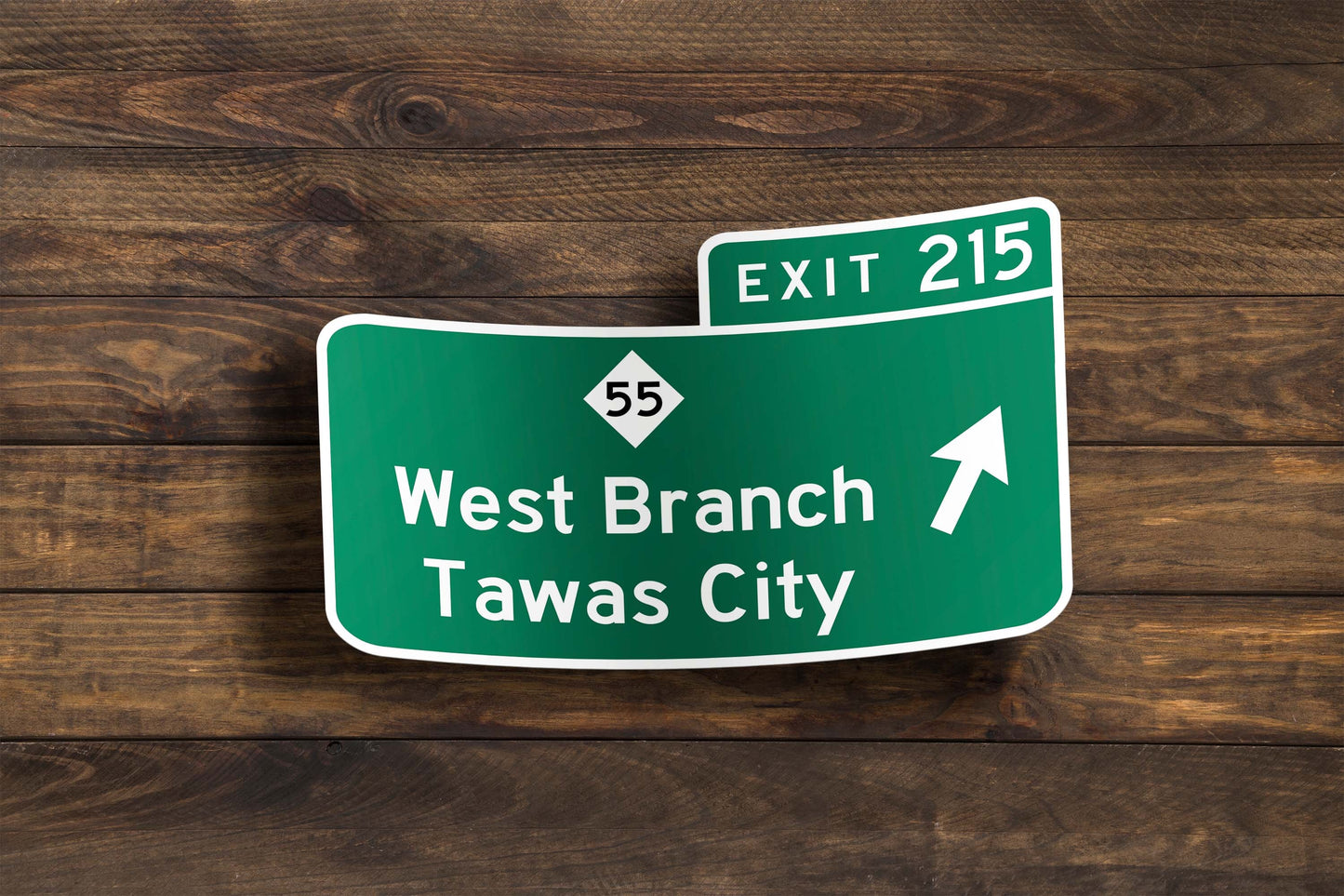 Custom Exit Sign Sticker