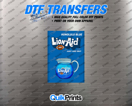 Lion-Aid Packet Pitcher