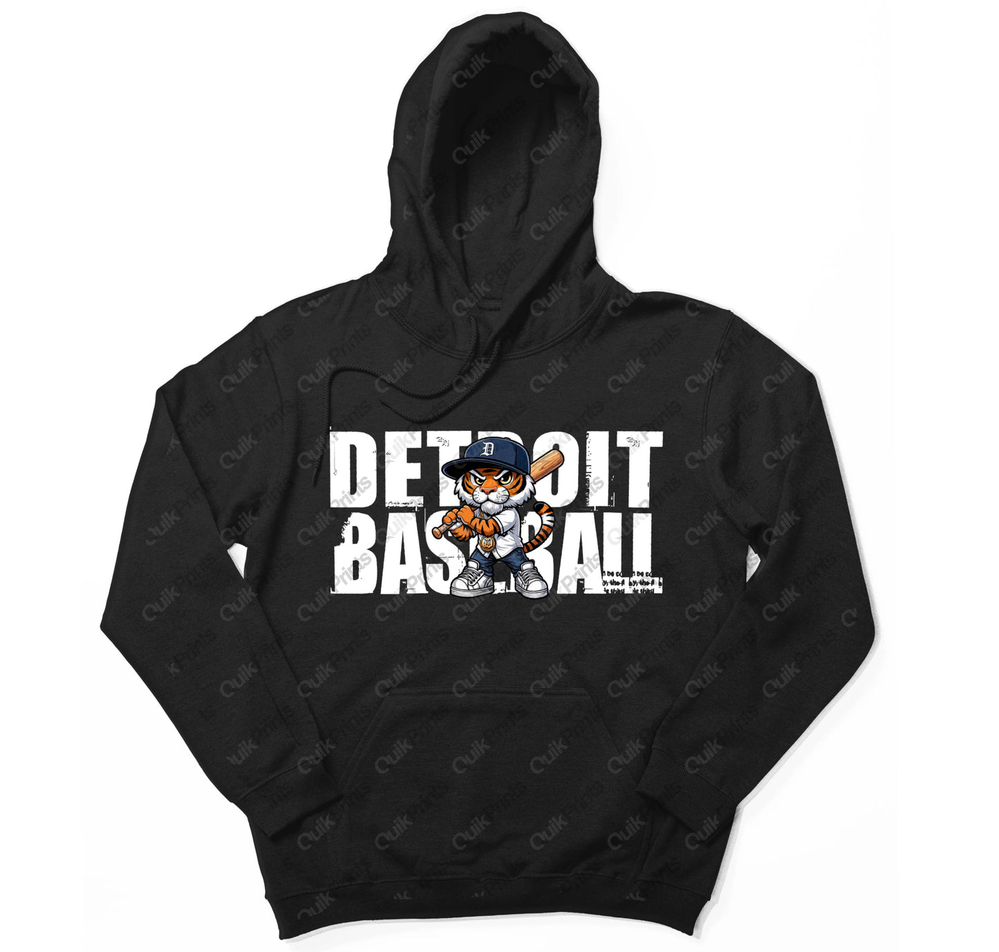 Detroit Baseball Hoodie (Big D the Tiger)