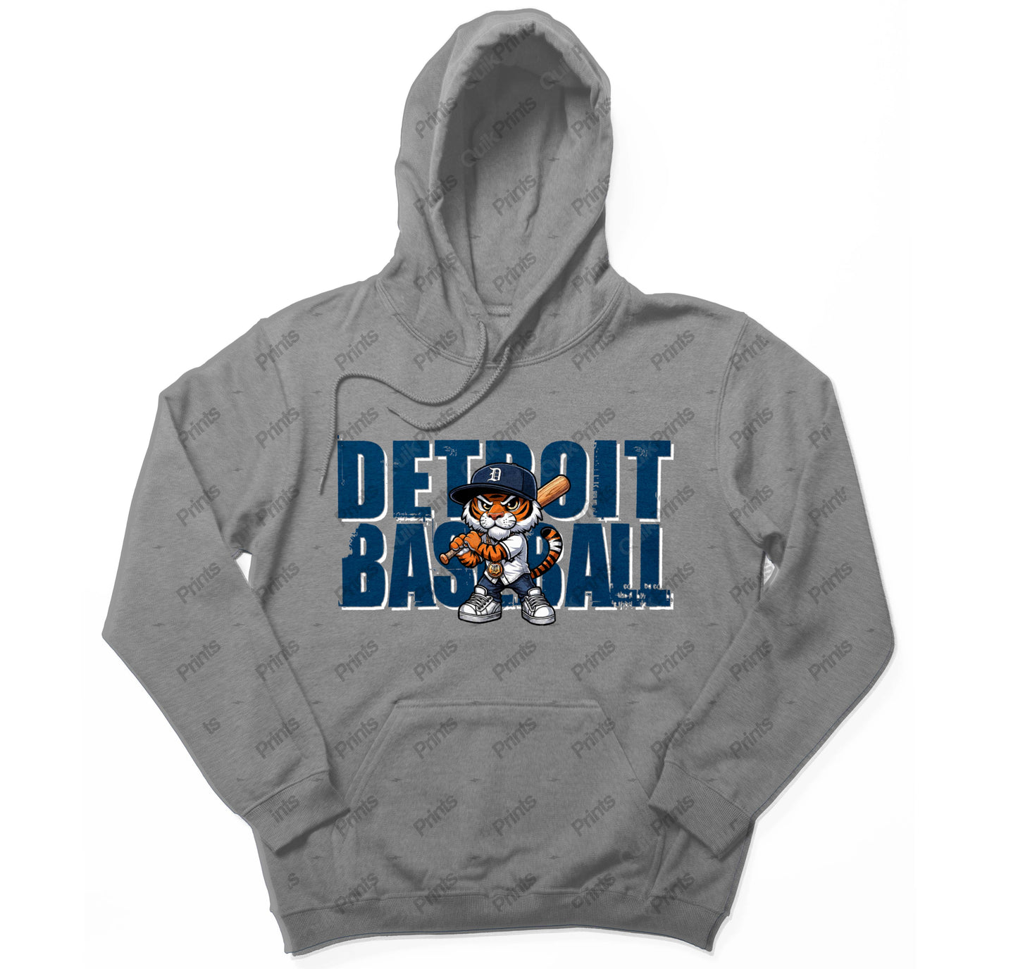 Detroit Baseball Hoodie (Big D the Tiger)
