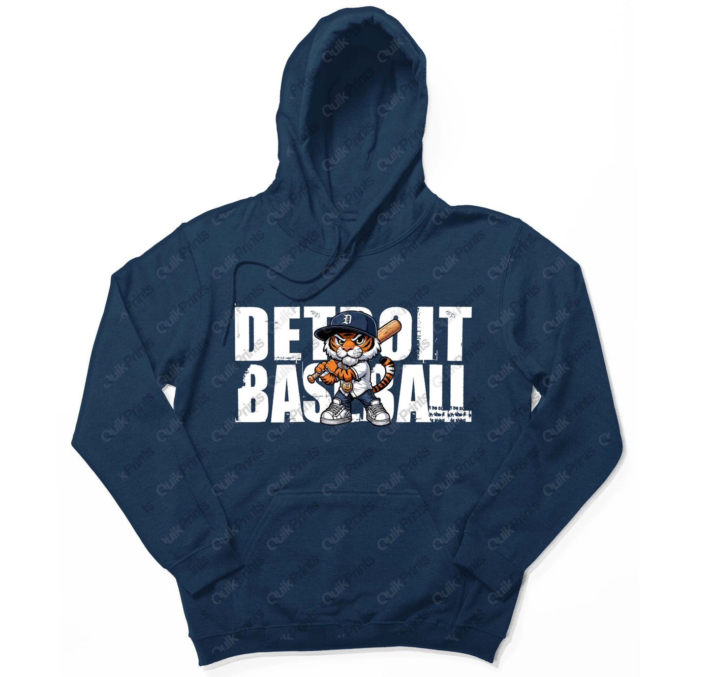 Detroit Baseball Hoodie (Big D the Tiger)
