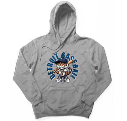 Detroit Baseball Hoodie (Big D the Tiger)