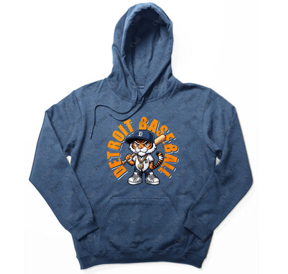 Detroit Baseball Hoodie (Big D the Tiger)
