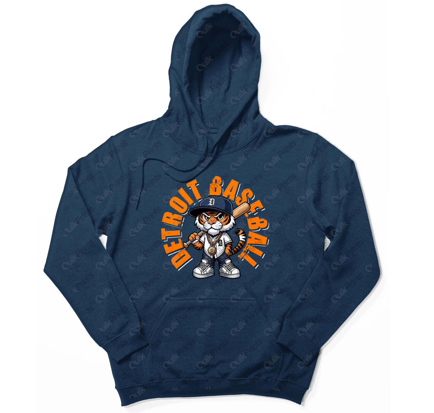 Detroit Baseball Hoodie (Big D the Tiger)