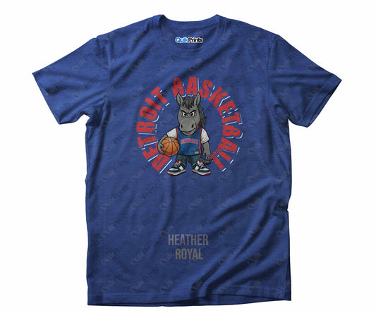 Detroit Basketball Shirt - Hoarce the Horse