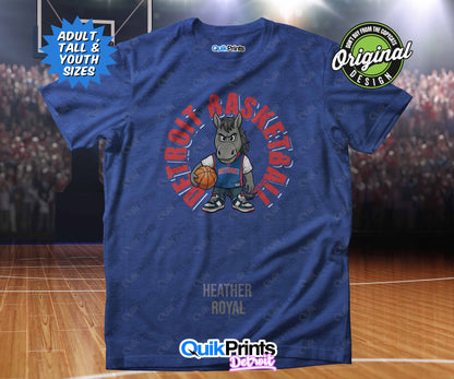 Detroit Basketball Shirt - Hoarce the Horse