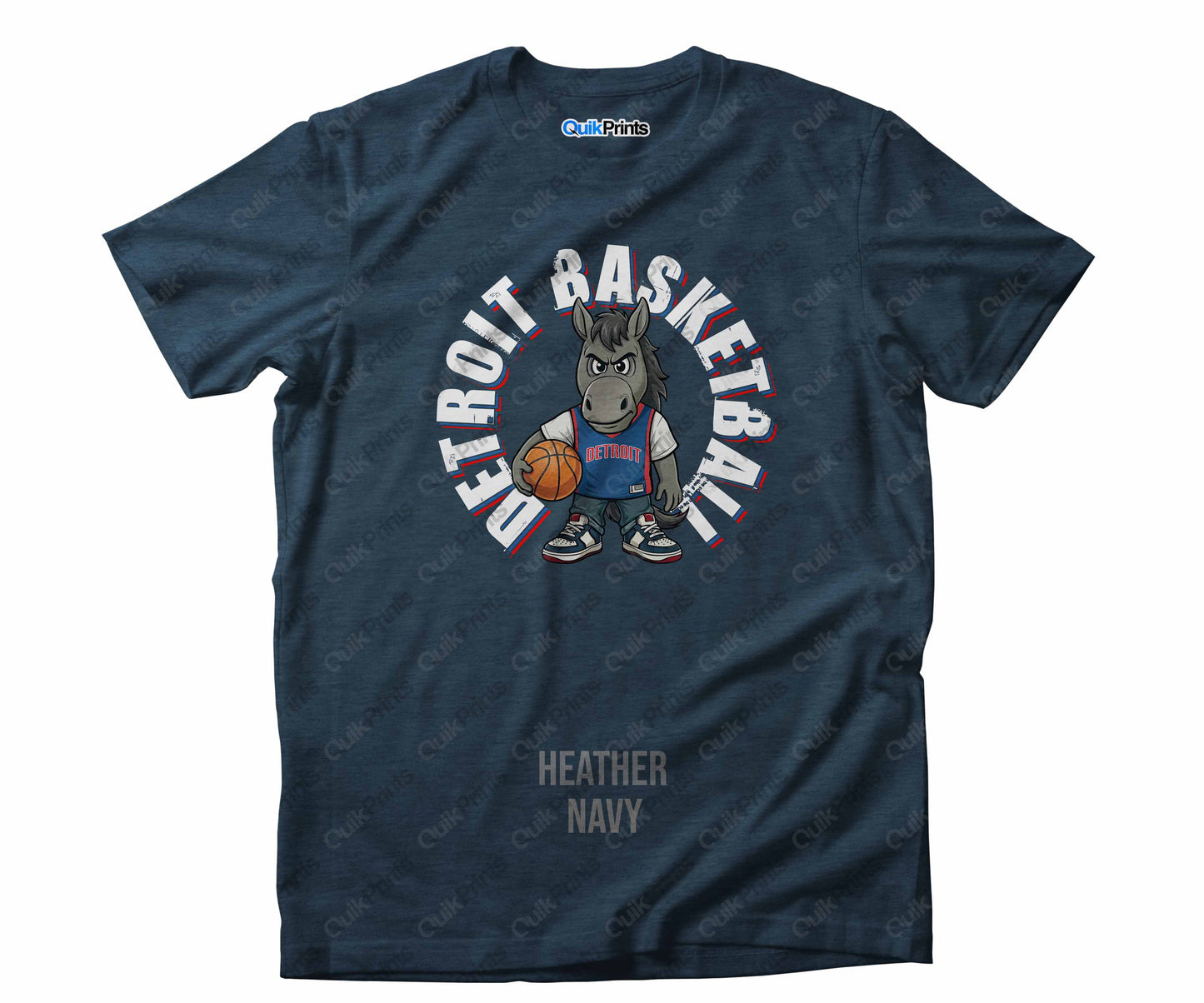 Detroit Basketball Shirt - Hoarce the Horse
