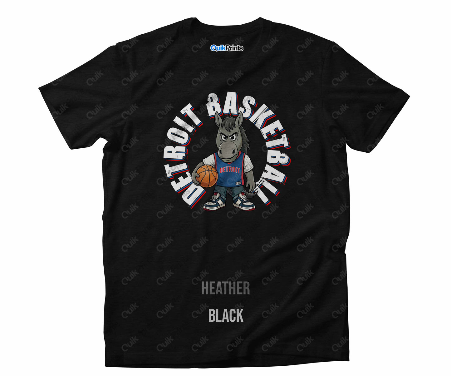 Detroit Basketball Shirt - Hoarce the Horse