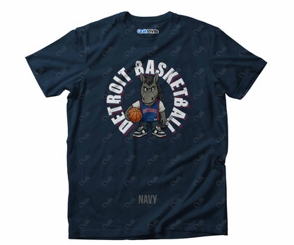 Detroit Basketball Shirt - Hoarce the Horse