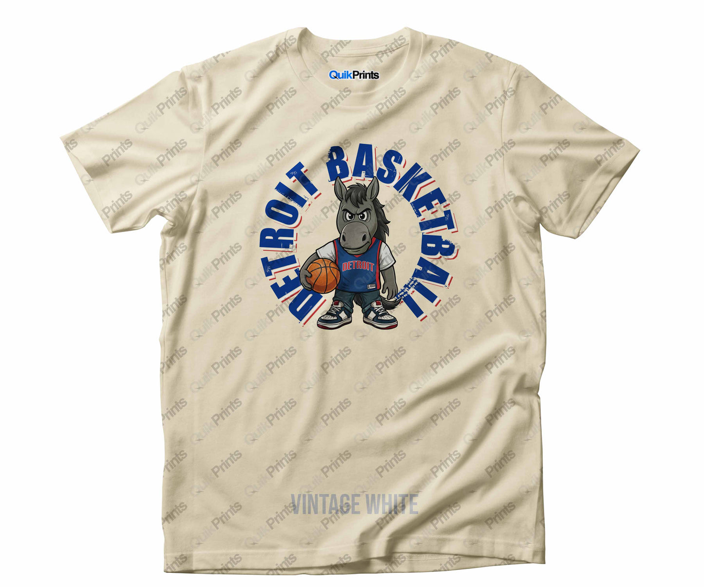 Detroit Basketball Shirt - Hoarce the Horse