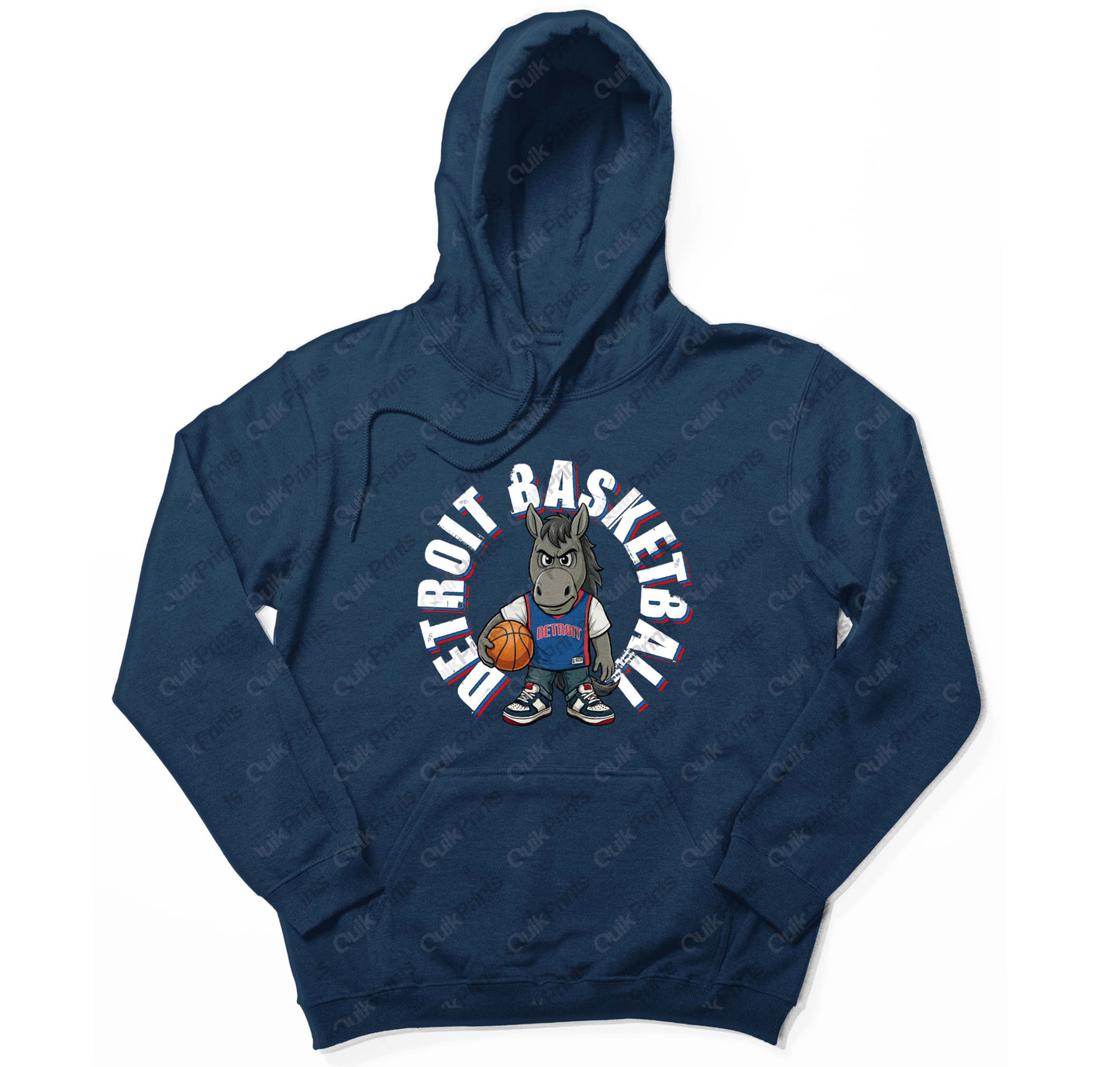 Detroit Basketball Hoodie