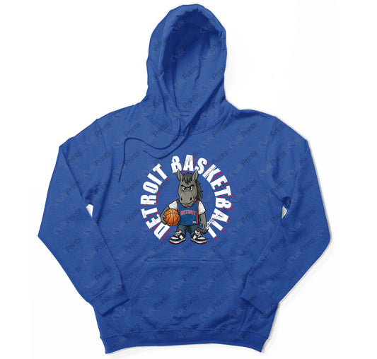 Detroit Basketball Hoodie