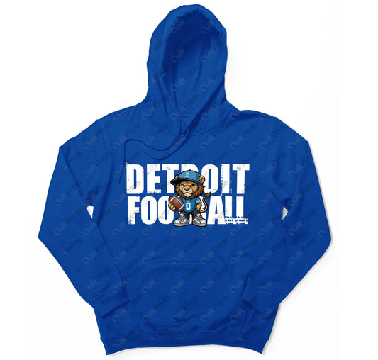 Detroit Football Hoodie (Leon the Lion)