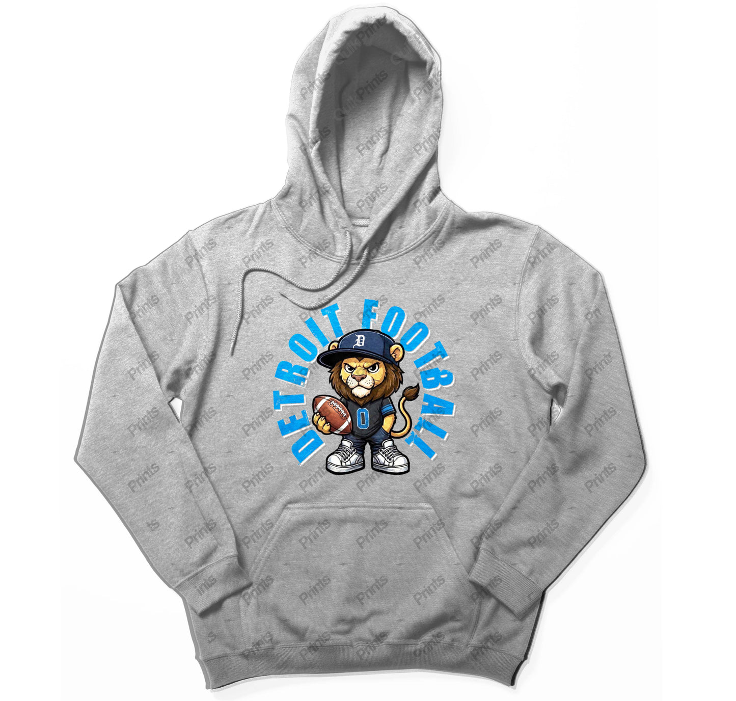 Detroit Football Hoodie (Detroit Sports Crew - Leon)