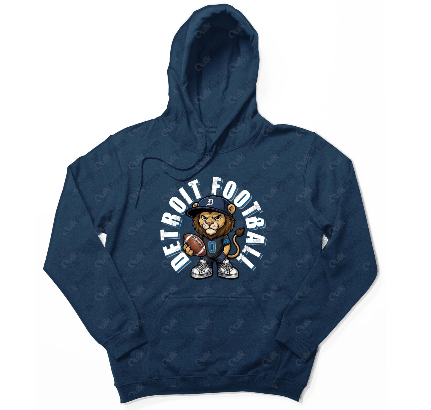 Detroit Football Hoodie (Detroit Sports Crew - Leon)