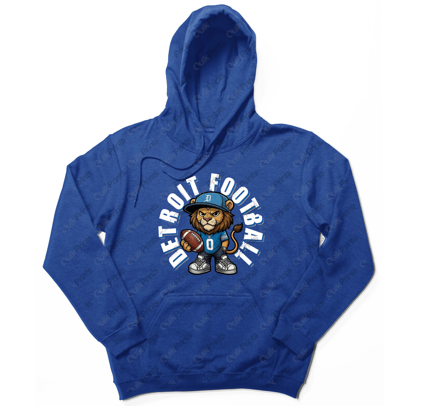 Detroit Football Hoodie (Detroit Sports Crew - Leon)