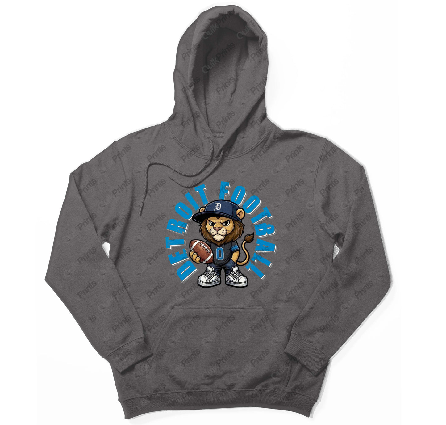Detroit Football Hoodie (Detroit Sports Crew - Leon)