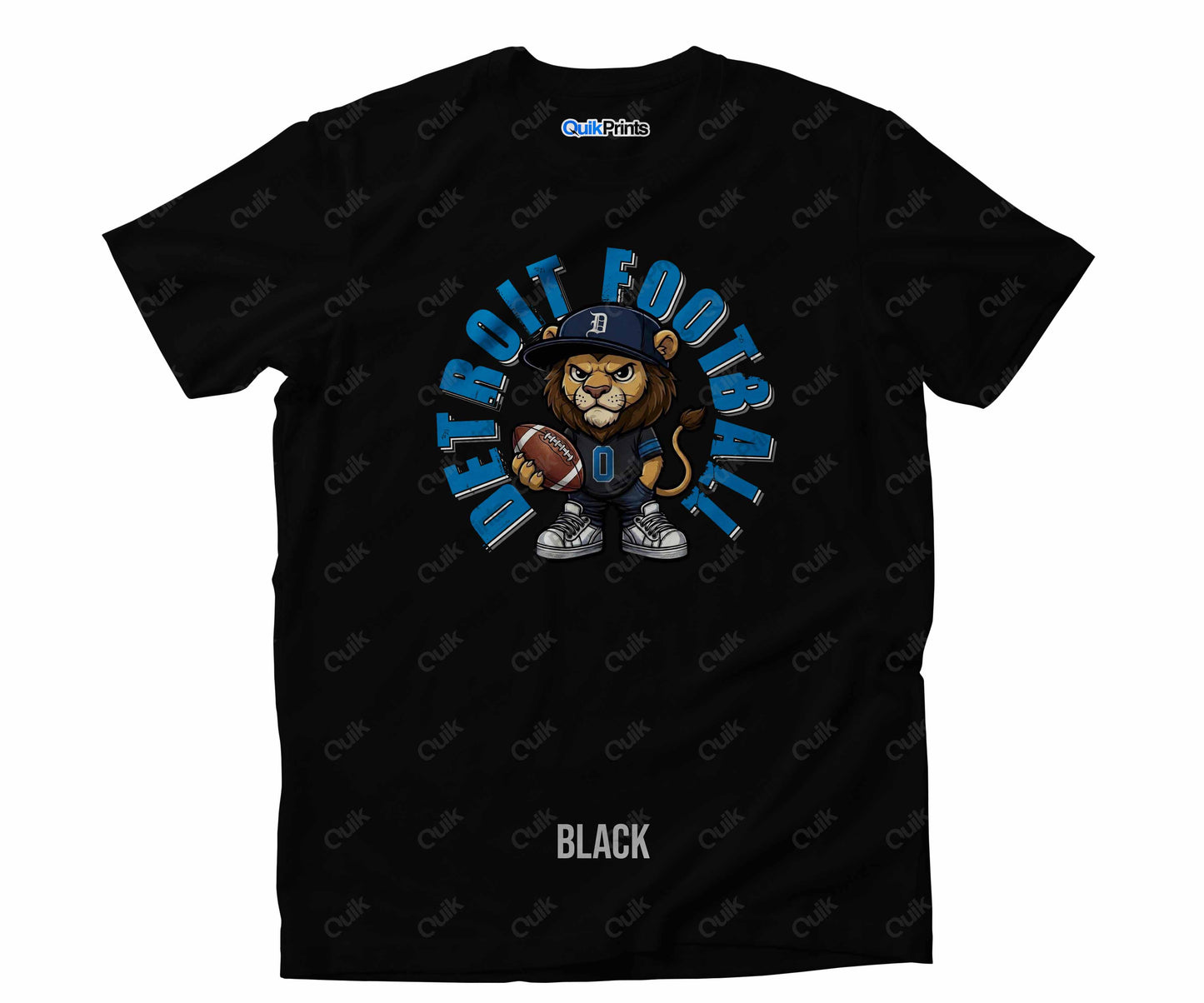 Detroit Football Shirt - Leon the Lion - Detroit Sports Crew
