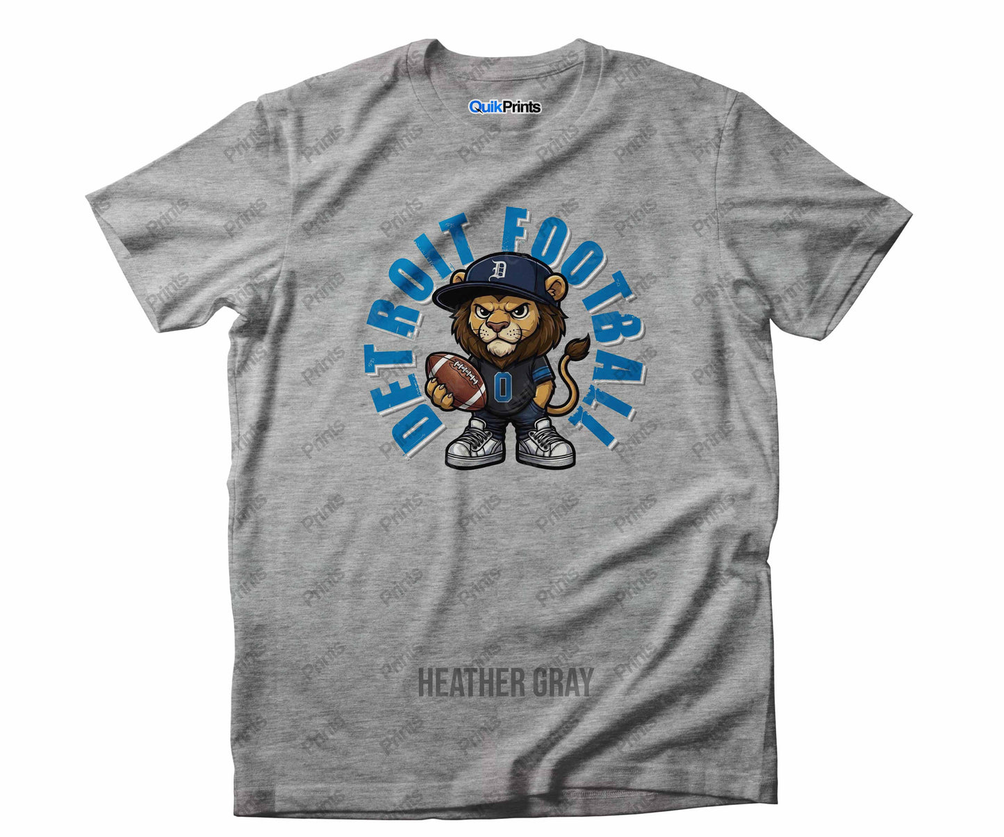 Detroit Football Shirt - Leon the Lion - Detroit Sports Crew
