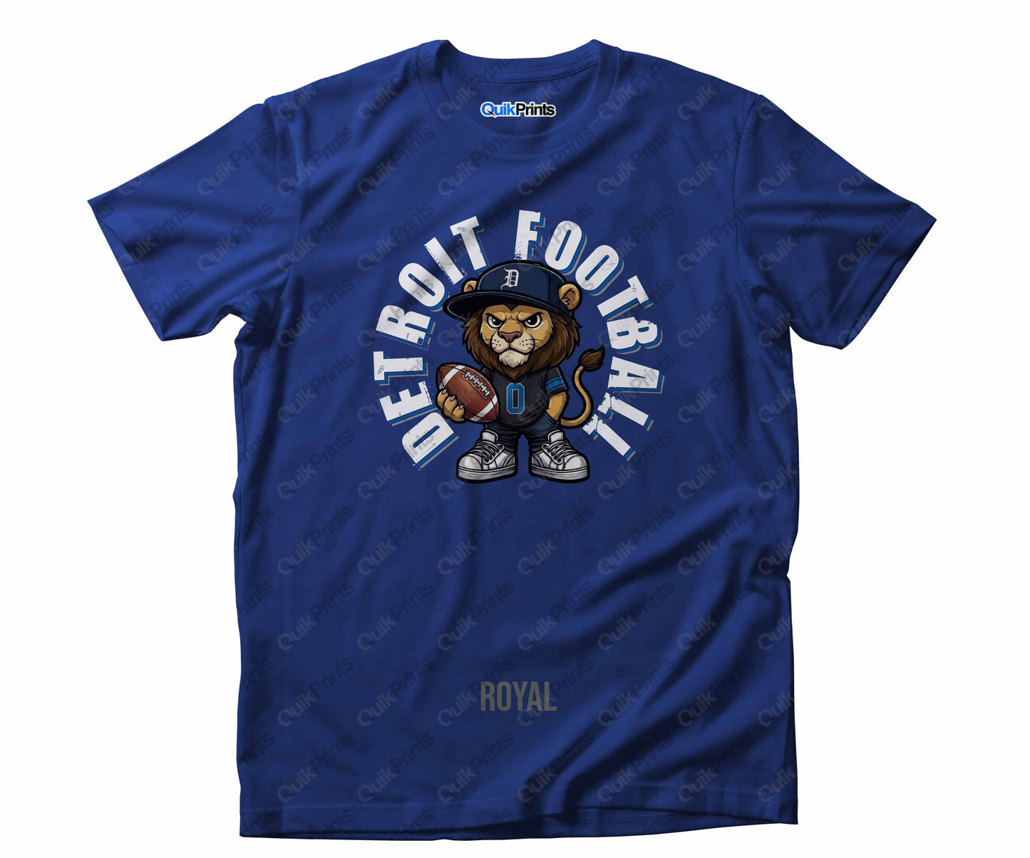 Detroit Football Shirt - Leon the Lion - Detroit Sports Crew