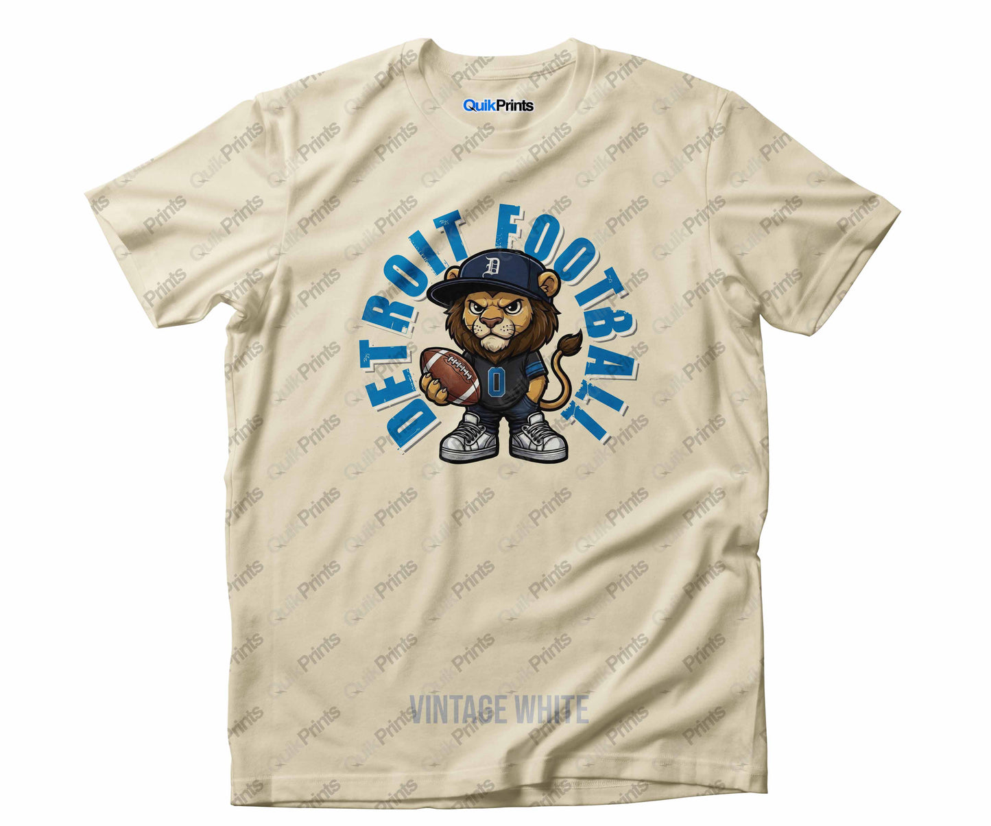 Detroit Football Shirt - Leon the Lion - Detroit Sports Crew