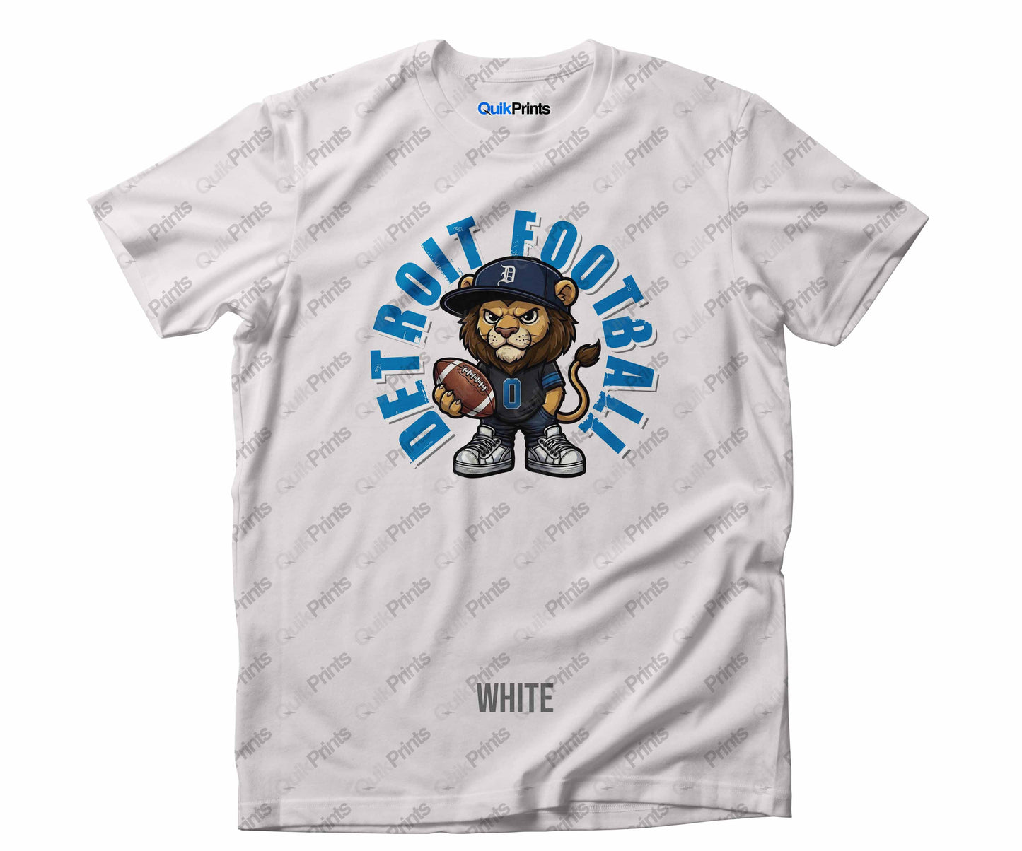 Detroit Football Shirt - Leon the Lion - Detroit Sports Crew