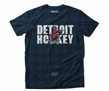 Detroit Hockey Shirt - Stan Shooting - Detroit Sports Crew