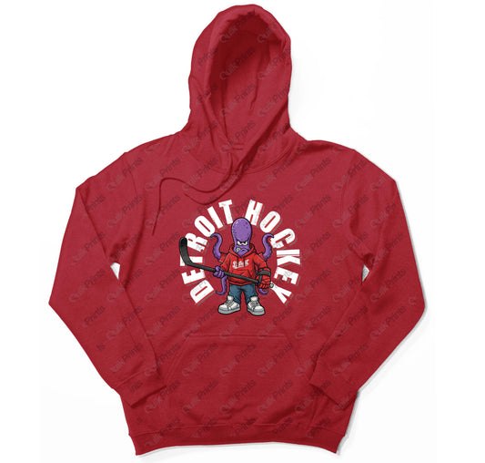 Detroit Hockey Hoodie (Stan the Octopus)
