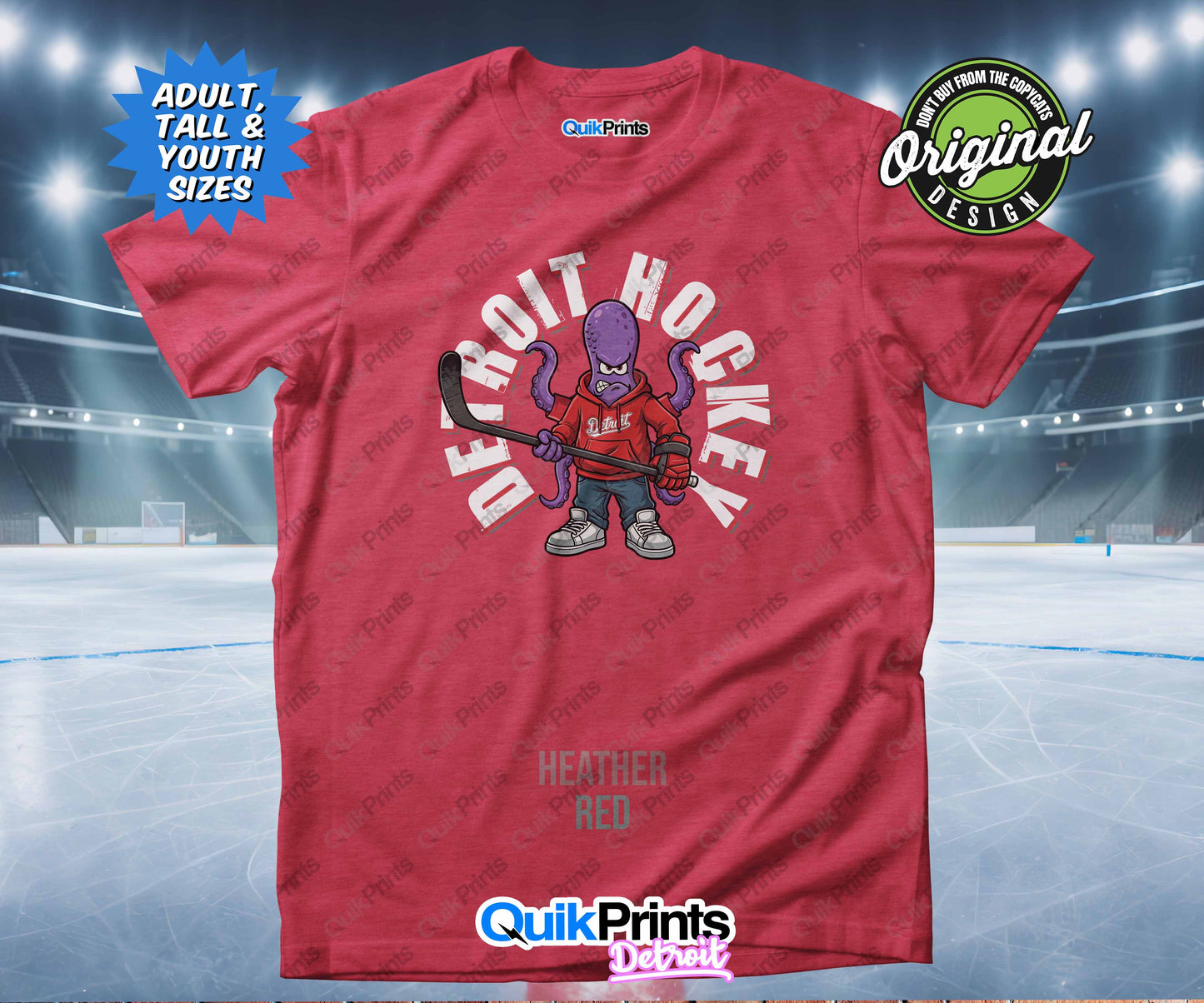 Detroit Hockey Shirt - Stan the Octopus