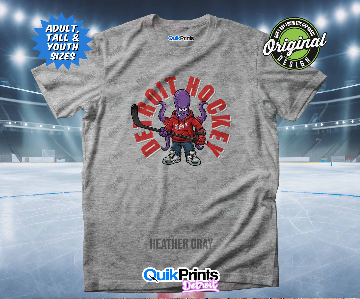 Detroit Hockey Shirt - Stan the Octopus
