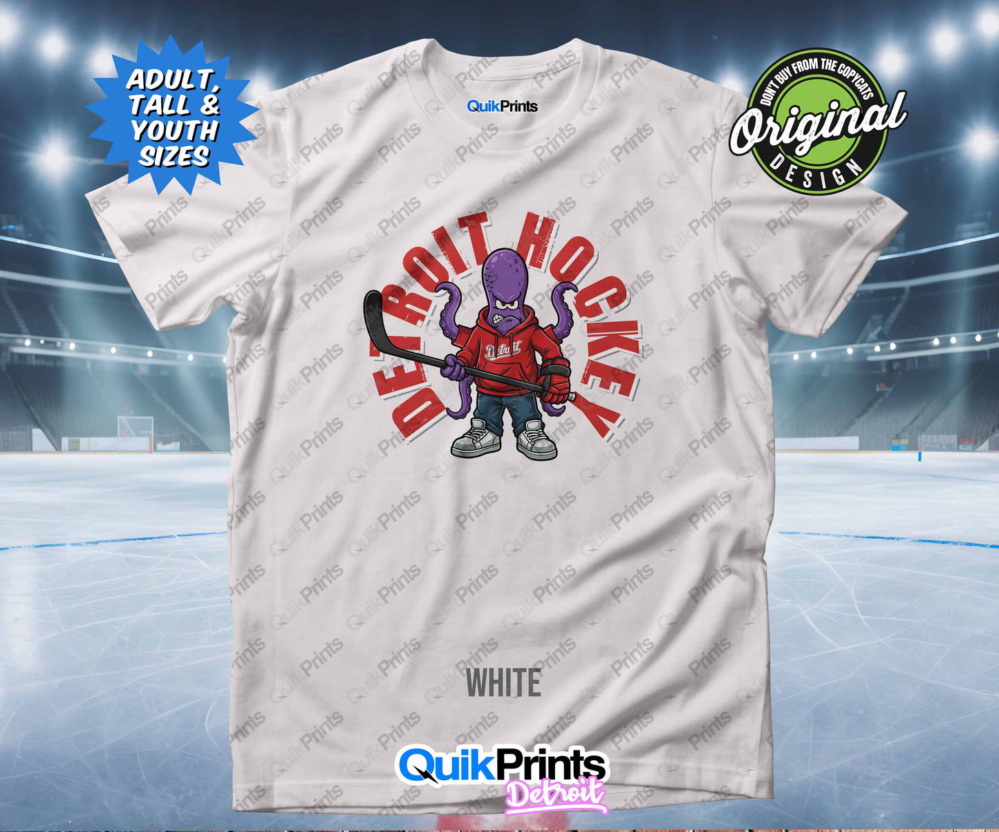 Detroit Hockey Shirt - Stan the Octopus