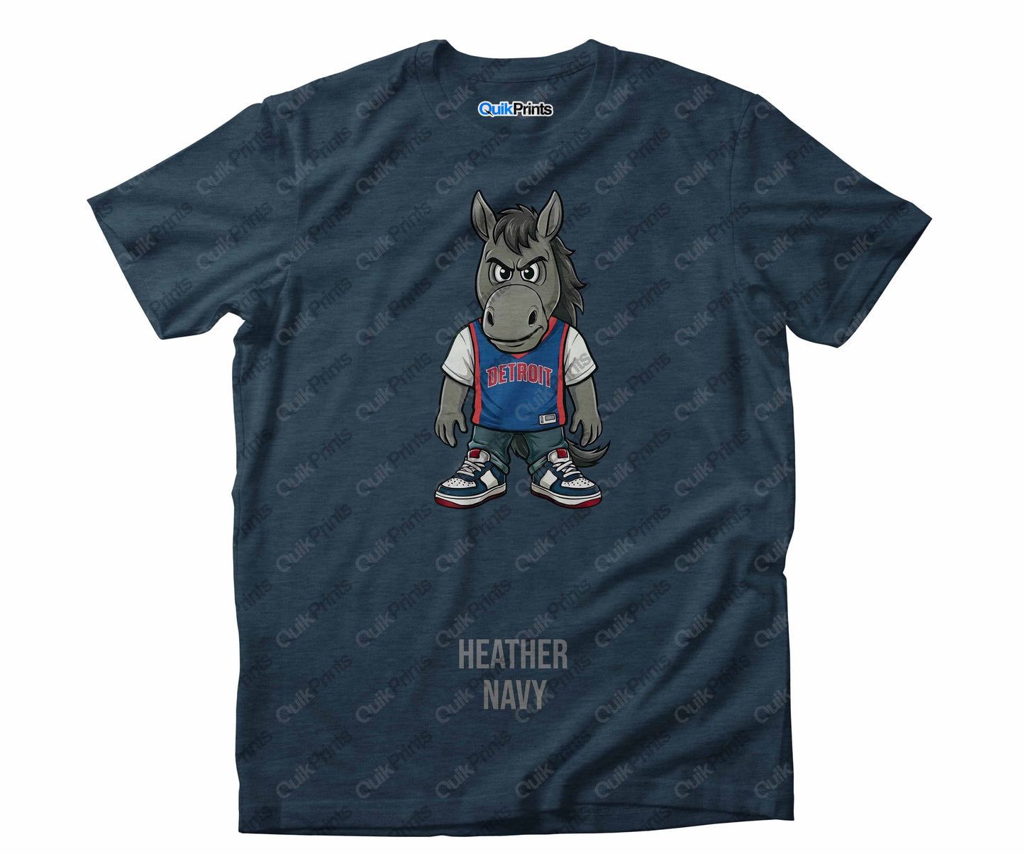 Hoarce -Detroit Sports Crew - Detroit Basketball Shirt