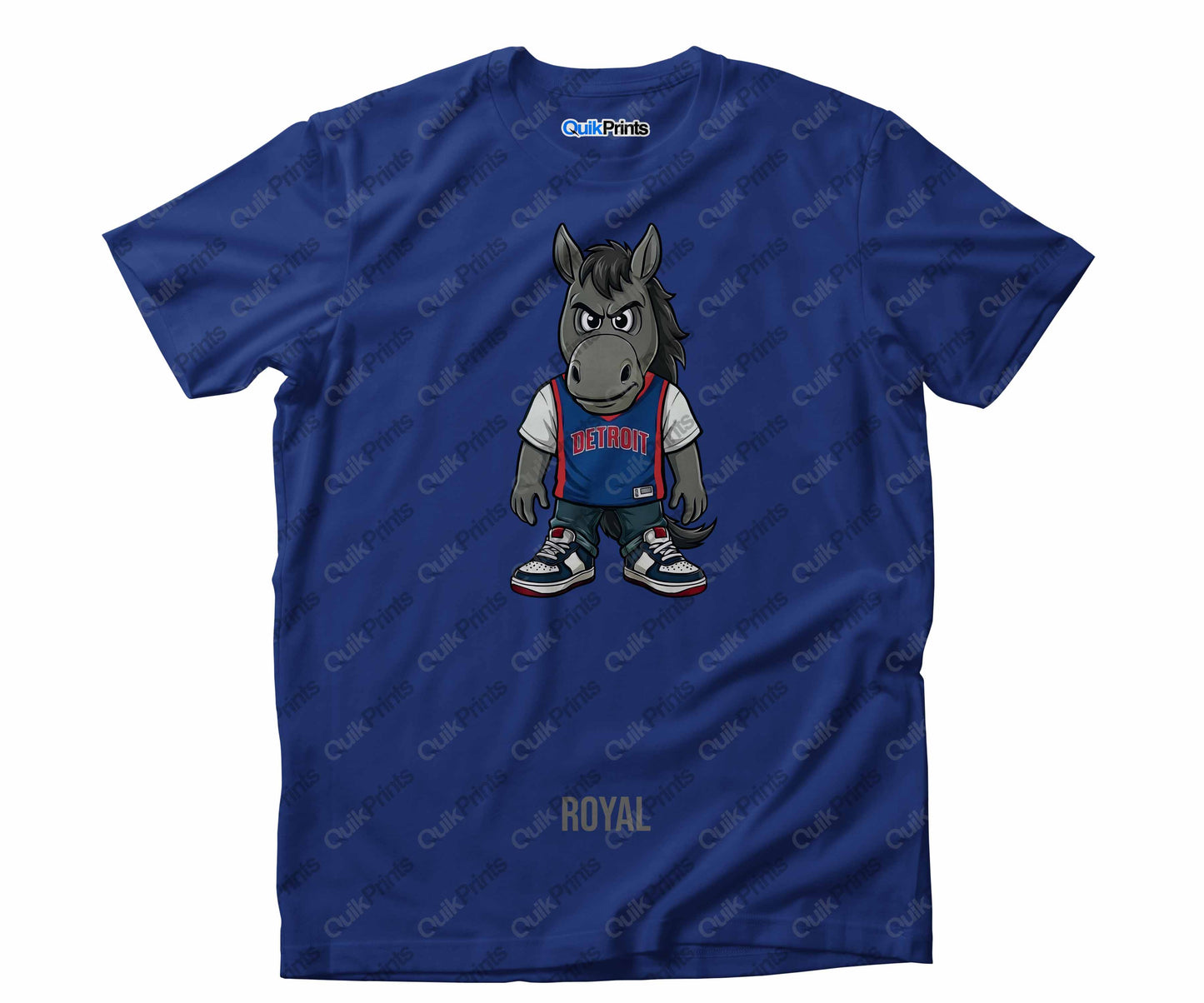 Hoarce -Detroit Sports Crew - Detroit Basketball Shirt