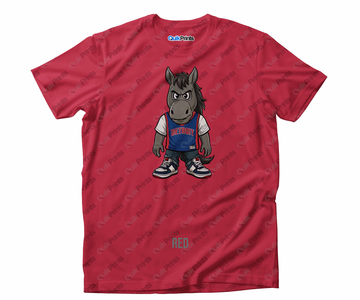 Hoarce -Detroit Sports Crew - Detroit Basketball Shirt