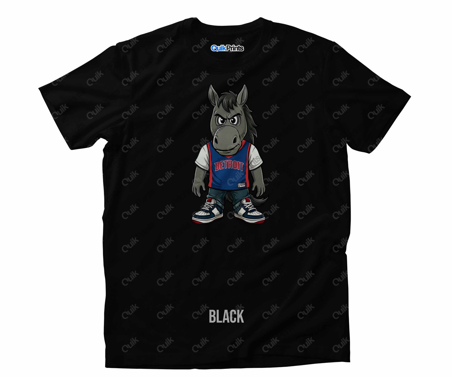 Hoarce -Detroit Sports Crew - Detroit Basketball Shirt