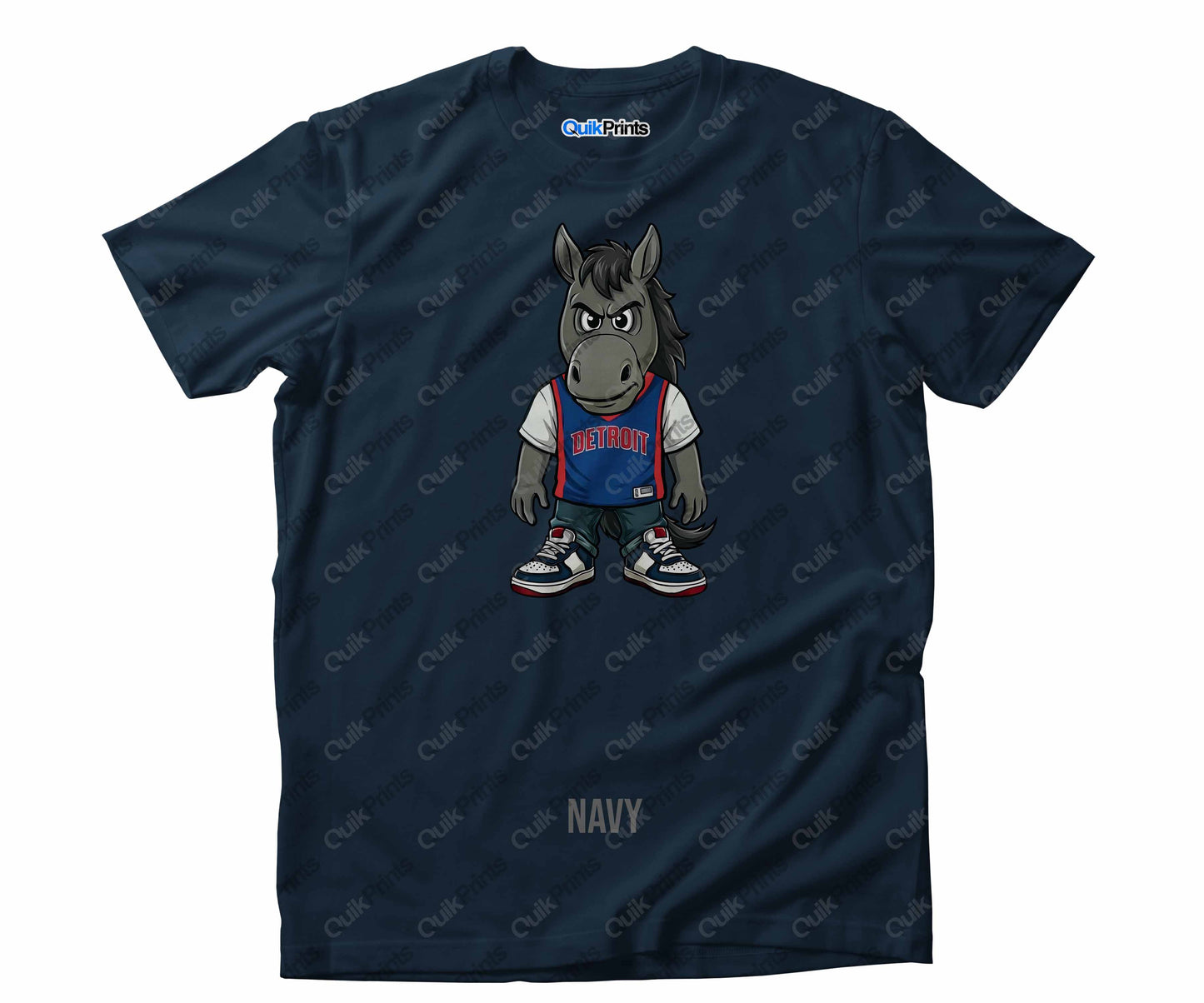 Hoarce -Detroit Sports Crew - Detroit Basketball Shirt