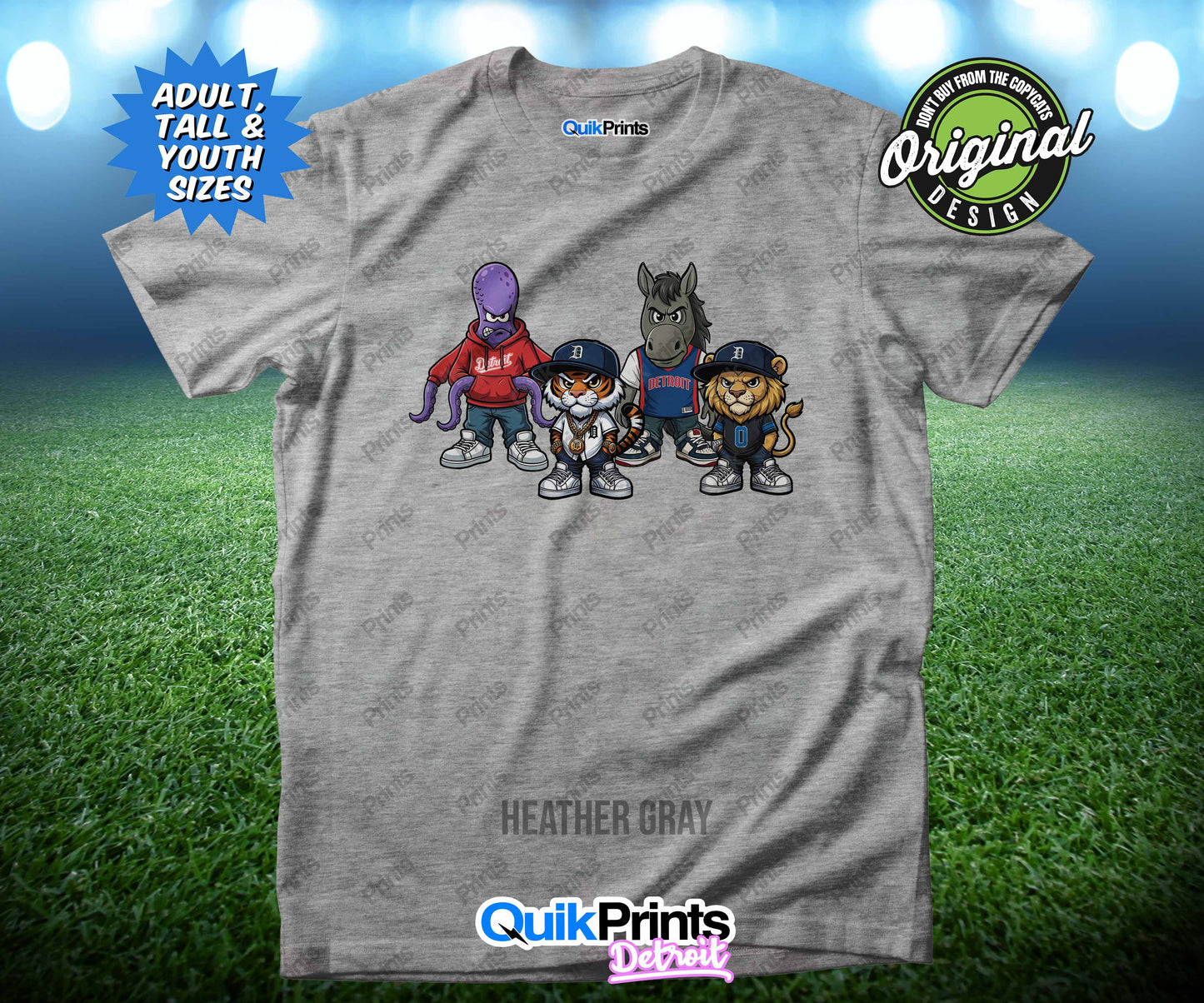 Detroit Sports Crew Shirt