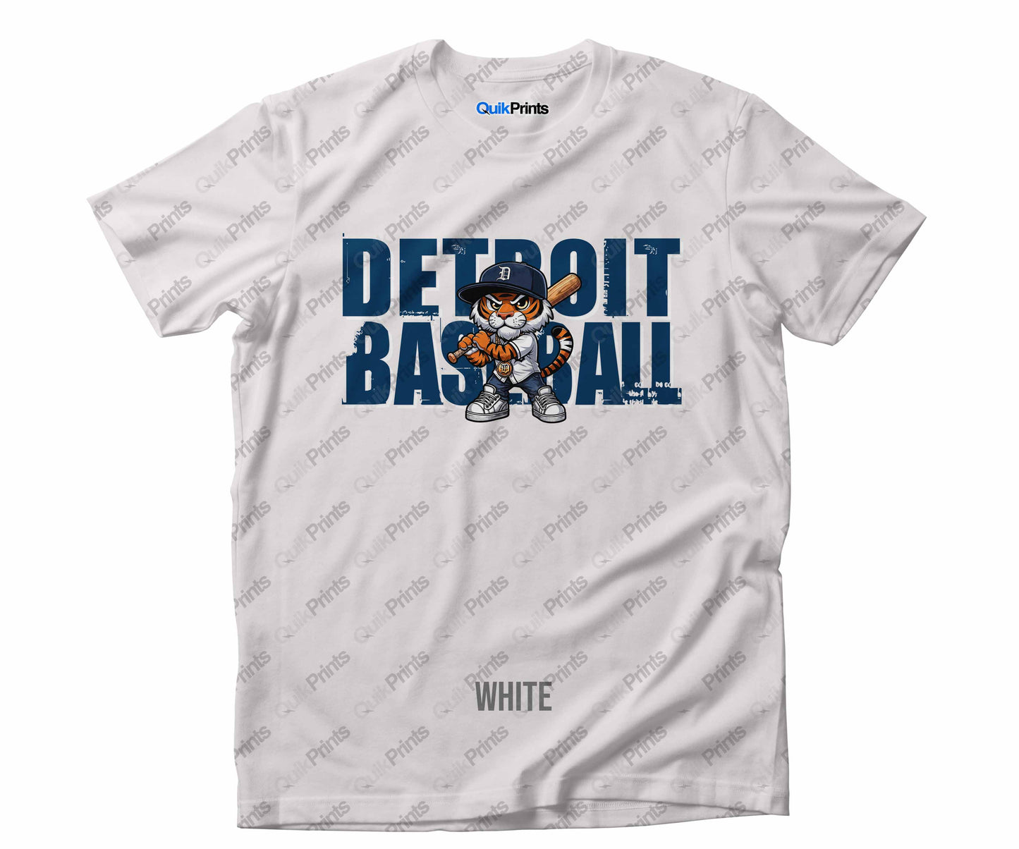 Detroit Baseball Shirt - Big D -Detroit Sports Crew