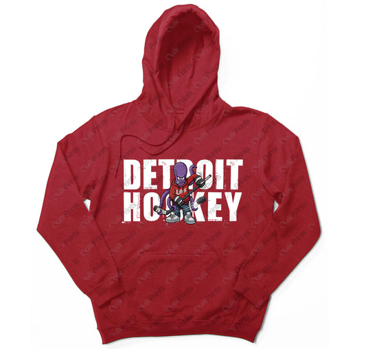 Detroit Hockey Hoodie (Stan the Octopus)