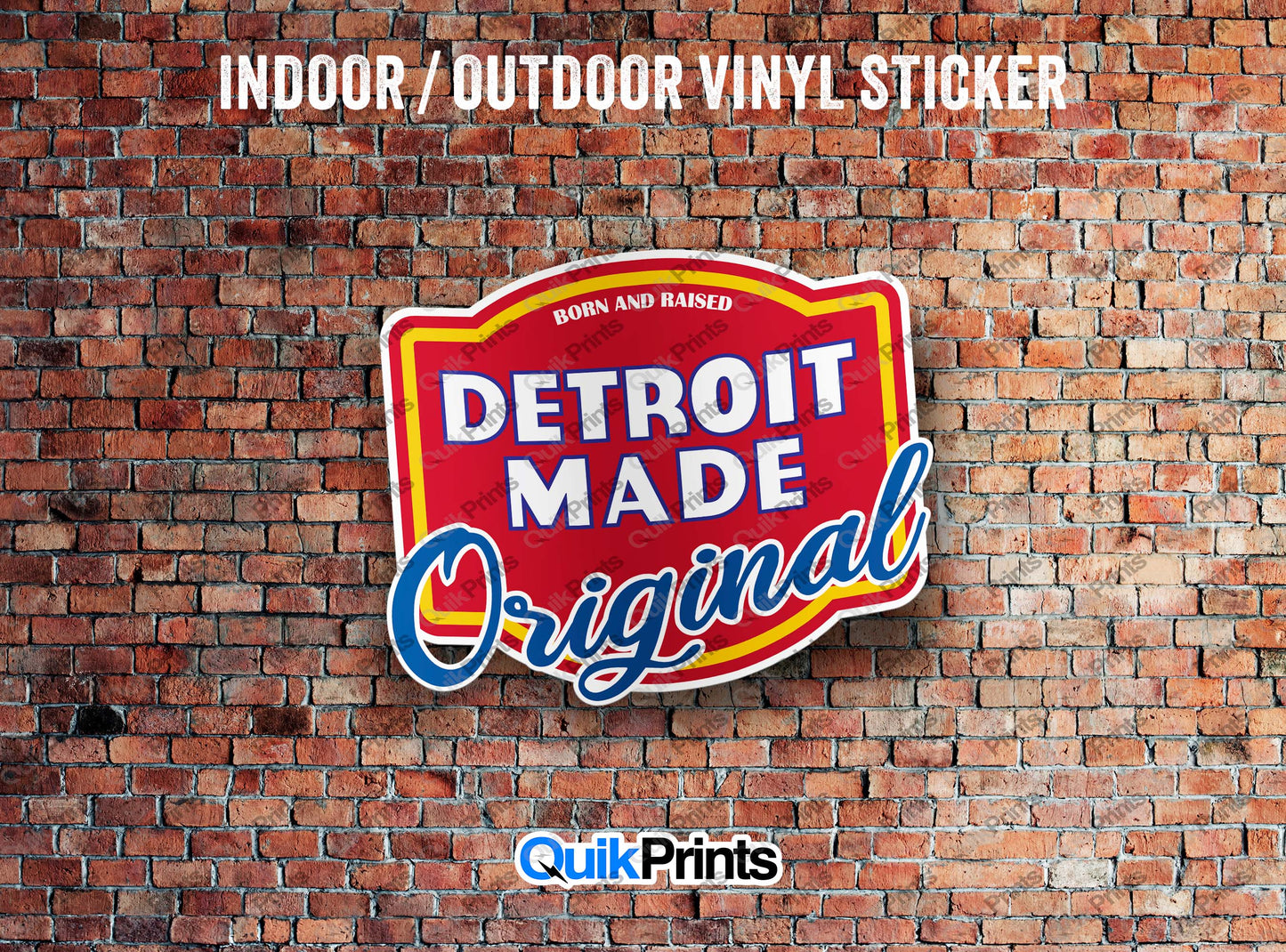Detroit Made Original Sticker