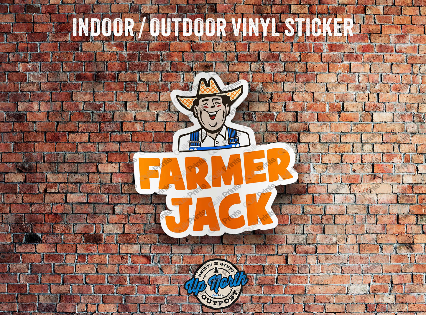 Farmer Jack Sticker