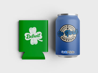 Detroit Shamrock Can Cooler