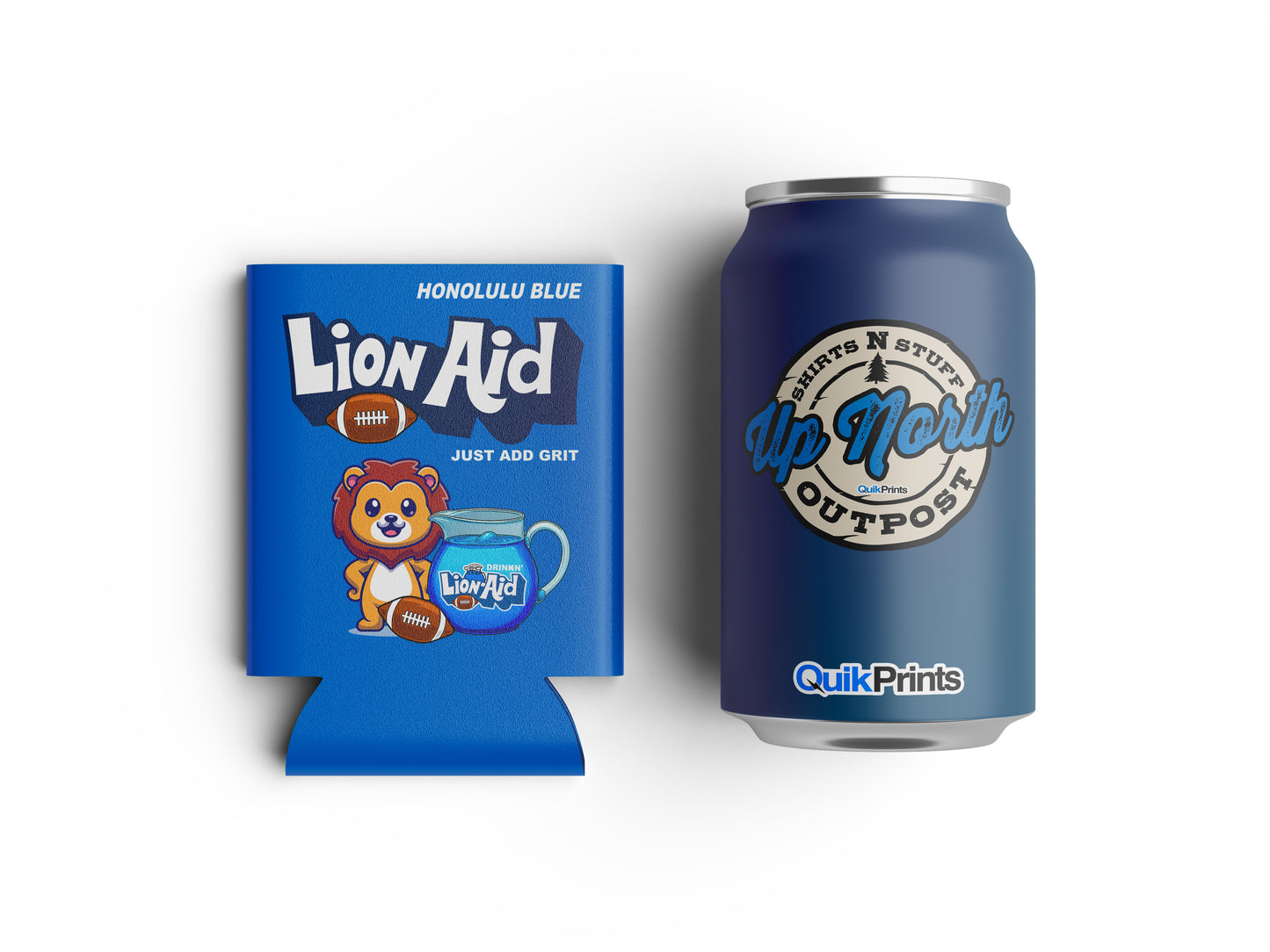 Lion-Aid Packet with Lion Can Cooler